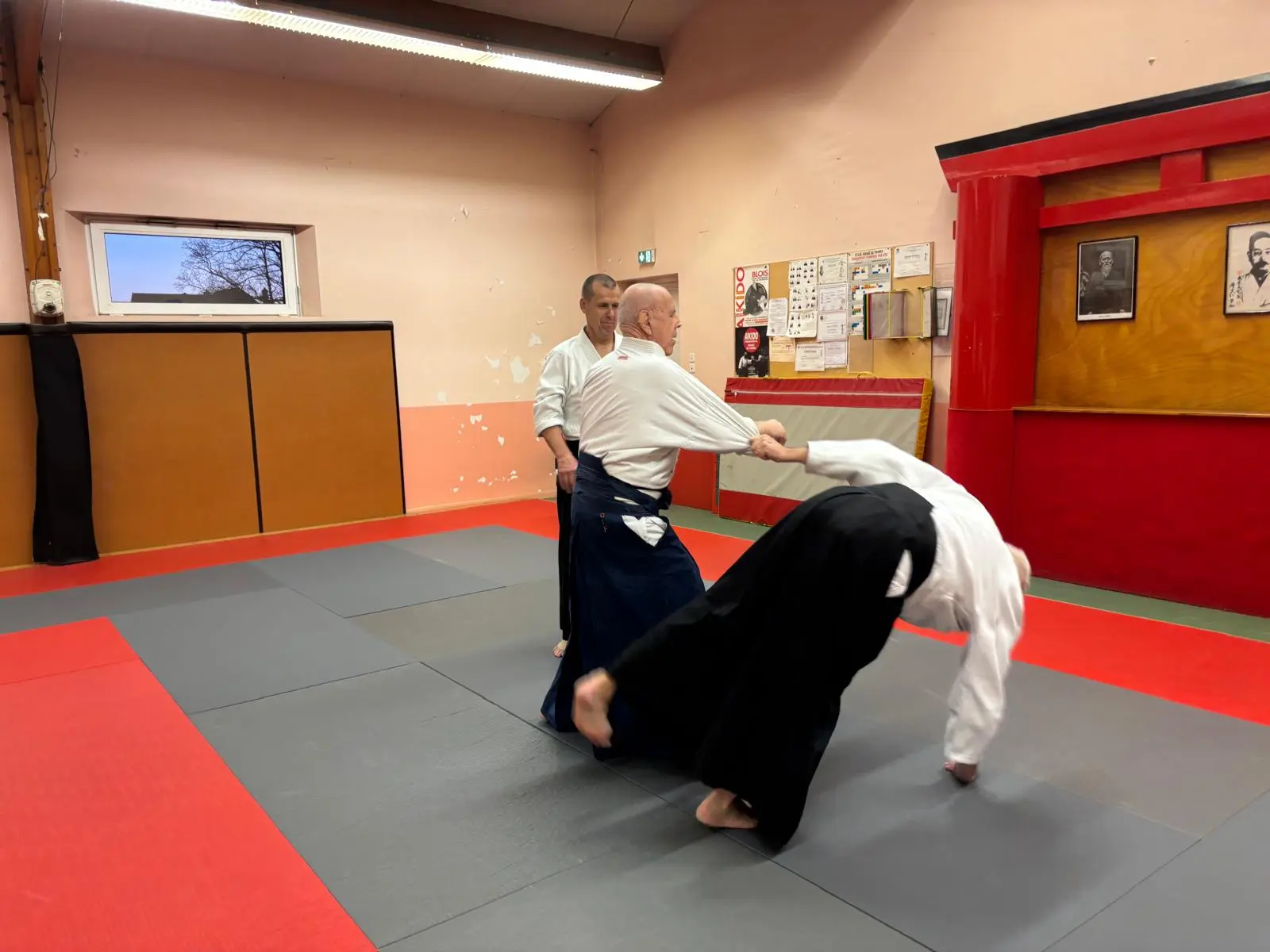 Démonstration-d_une-technique-2-d_Aïkido-par-Claude-Gentil Démonstration