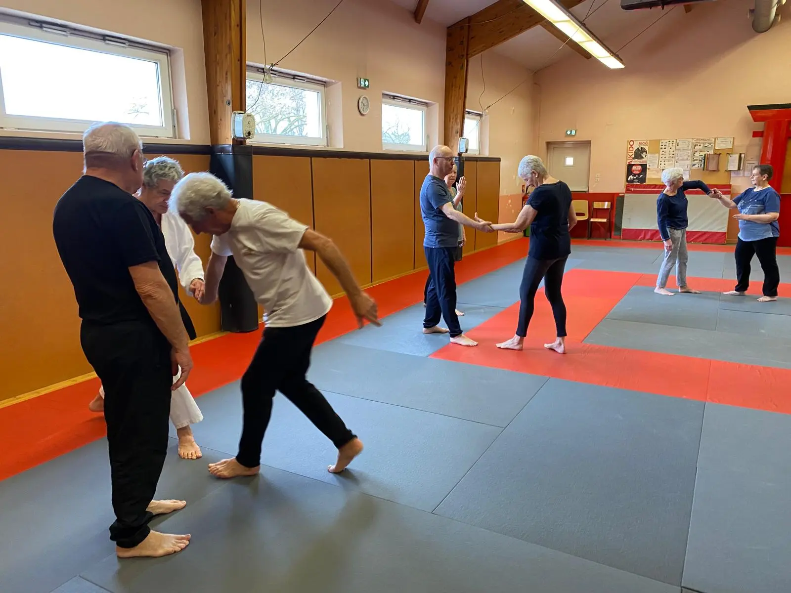 Mouvement-souple-Aïkido-senior Pratique de l'Aïkido Santé Senior souple sans douleur