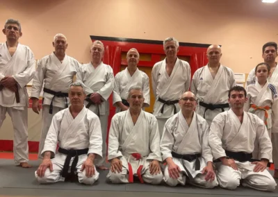 Photo de groupe en Karaté Shito-Ryu